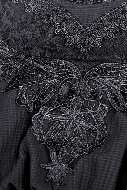 .Marionette – Edwardian Gothic High Lace Dress - Image 8
