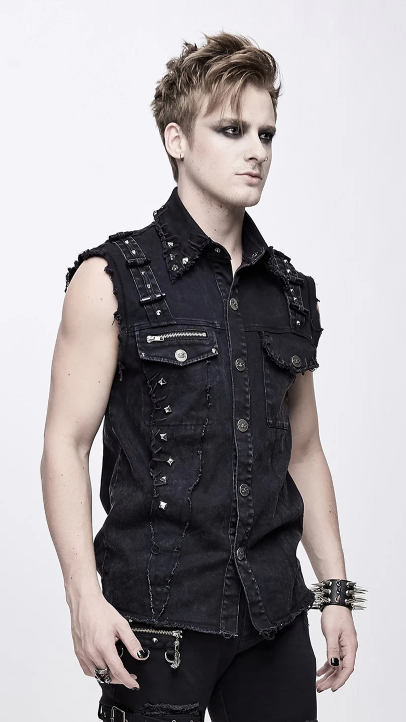 Modern Punk Men’s Top - Image 3