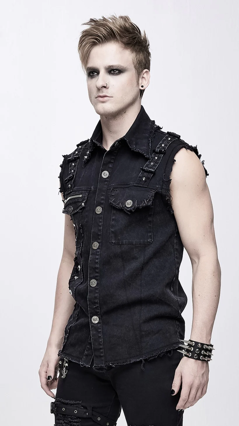 Modern Punk Men’s Top - Image 4