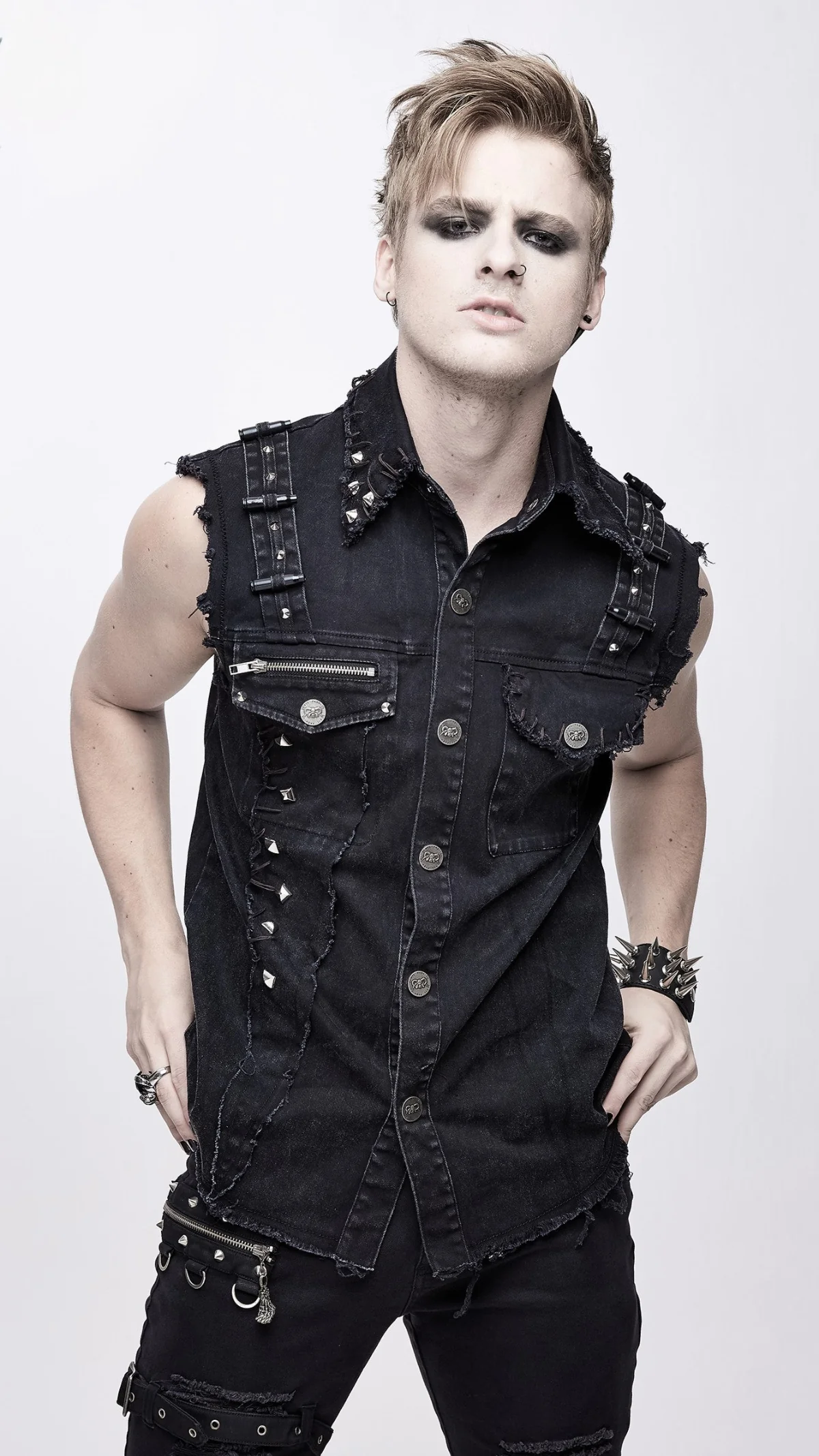 Modern Punk Men’s Top - Image 5
