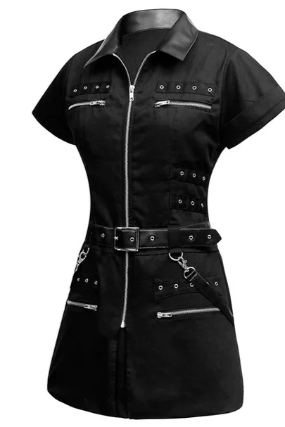 Police Siren Mini Dress - Custom Made - Image 5