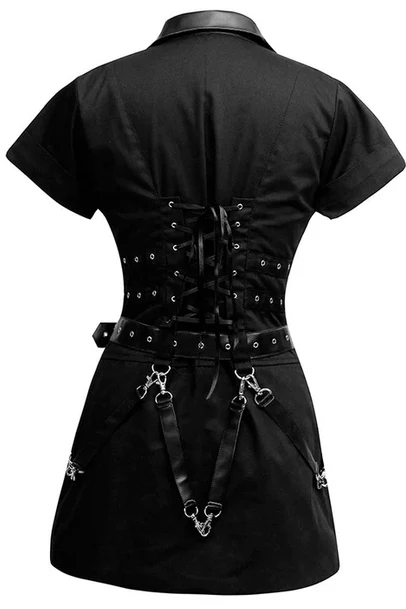 Police Siren Mini Dress - Custom Made - Image 6