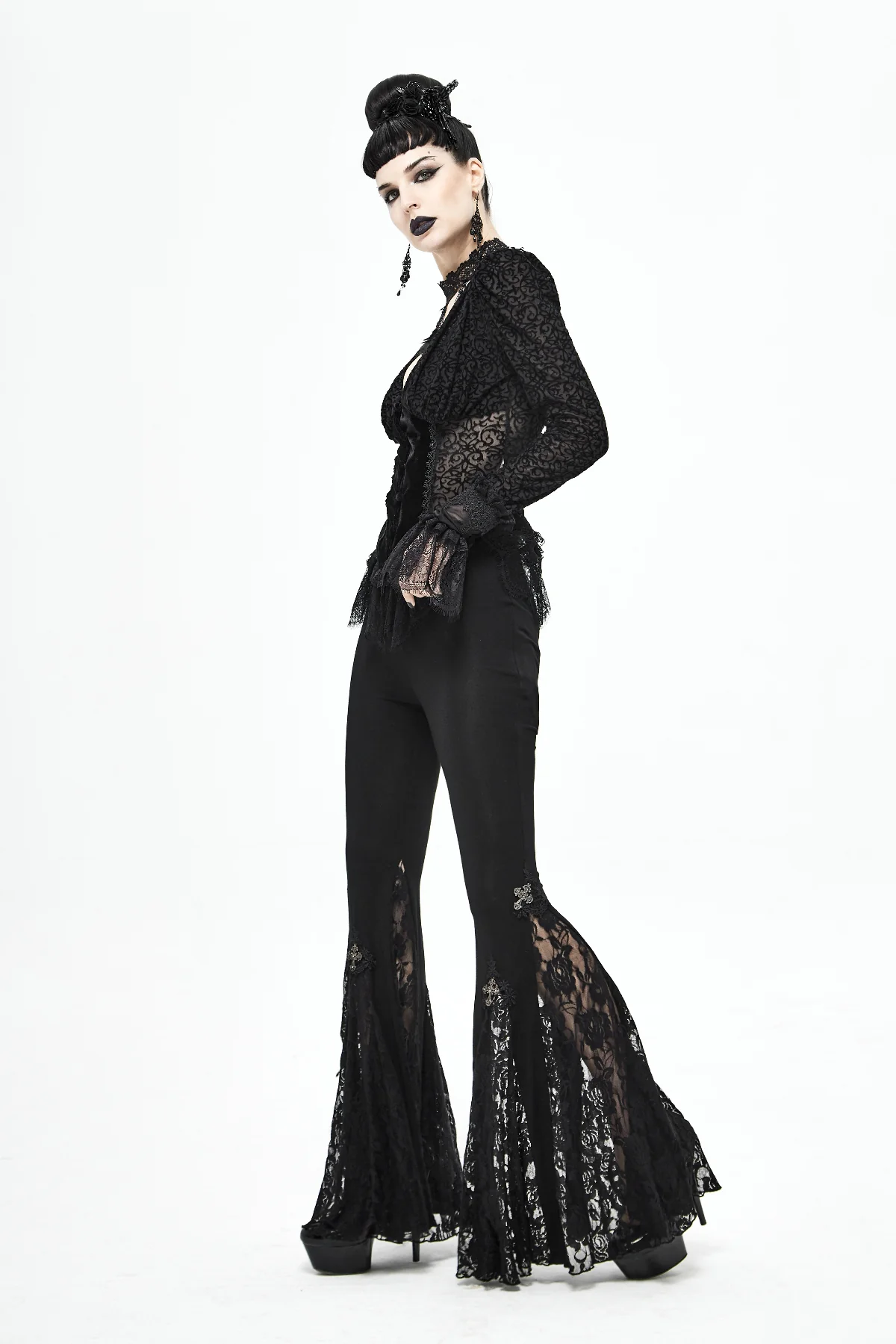 Cathedral Rose Flare Pants - Image 4