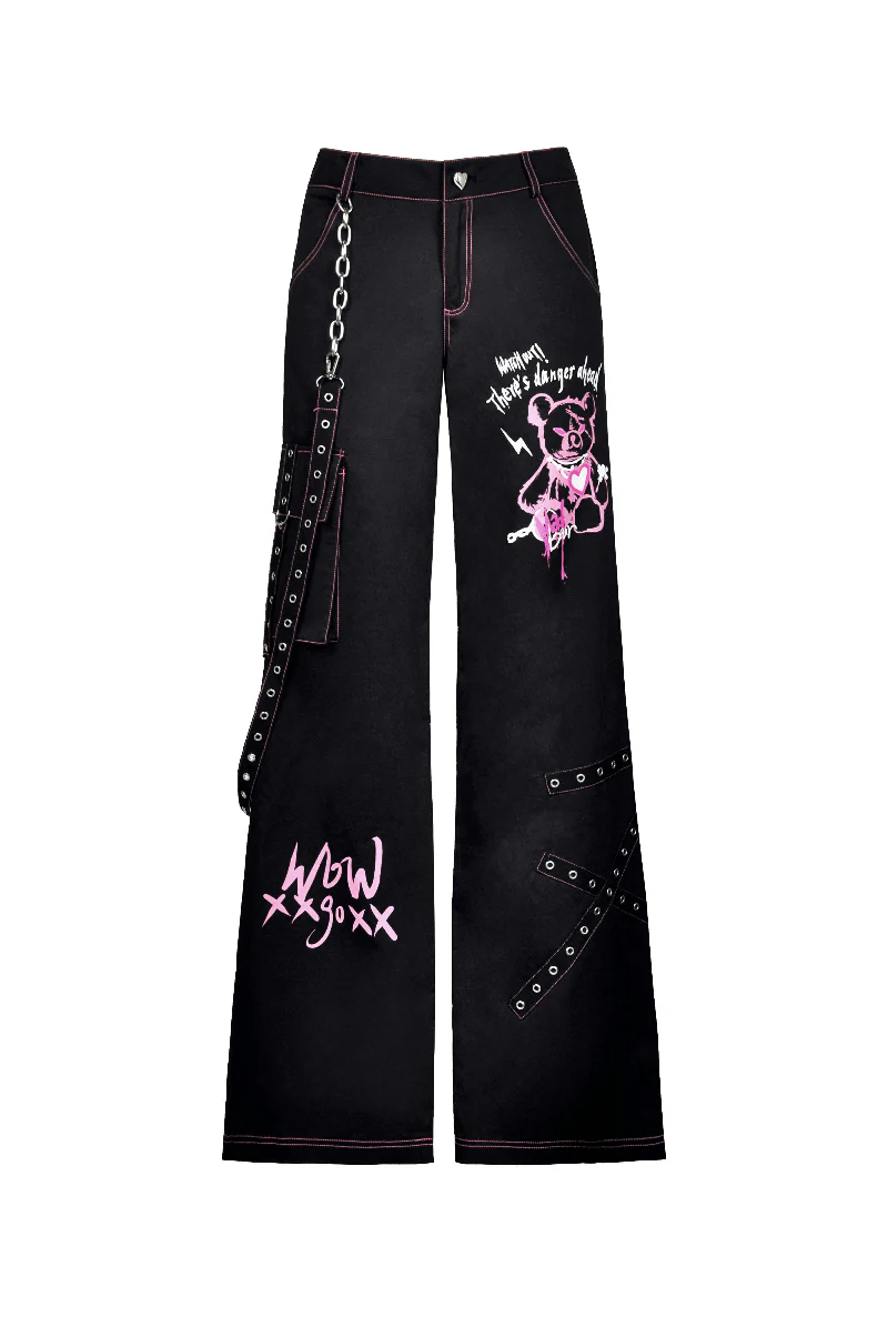 Punk Bear Baggy Trousers - Image 4
