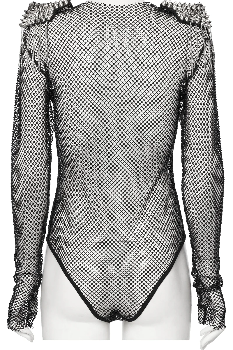 Queen of Chains – Punk Fishnet Armor - Image 7