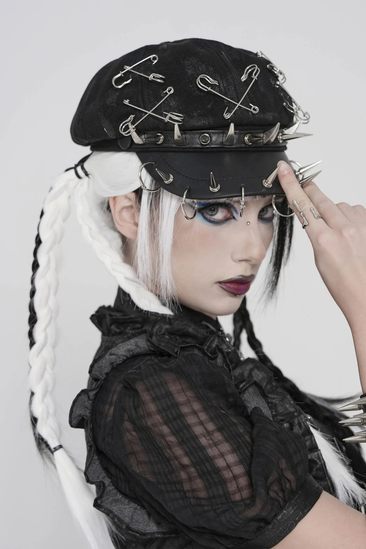 Punk Military Cap - Image 4