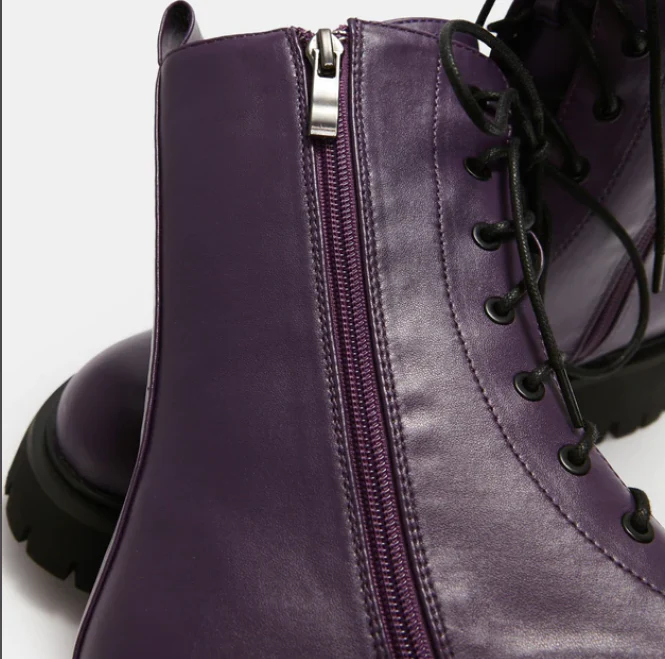 My Purple Combat Boots - Image 4