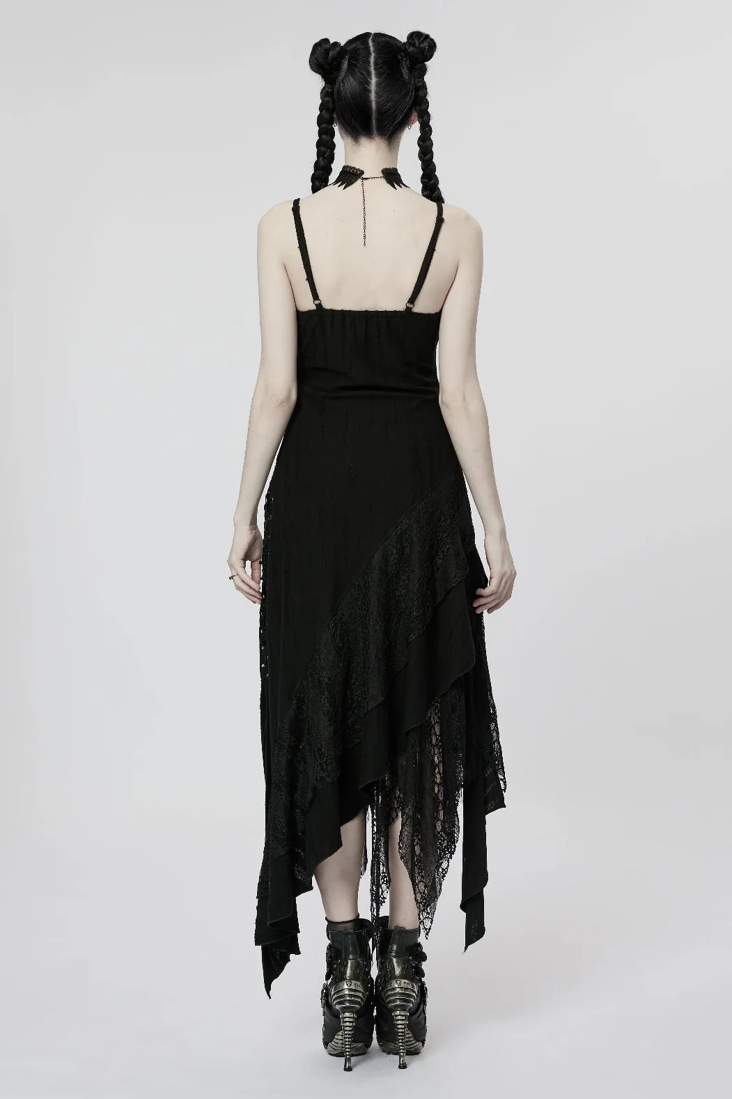 Ritual Lace Asymmetric Dress - Image 2