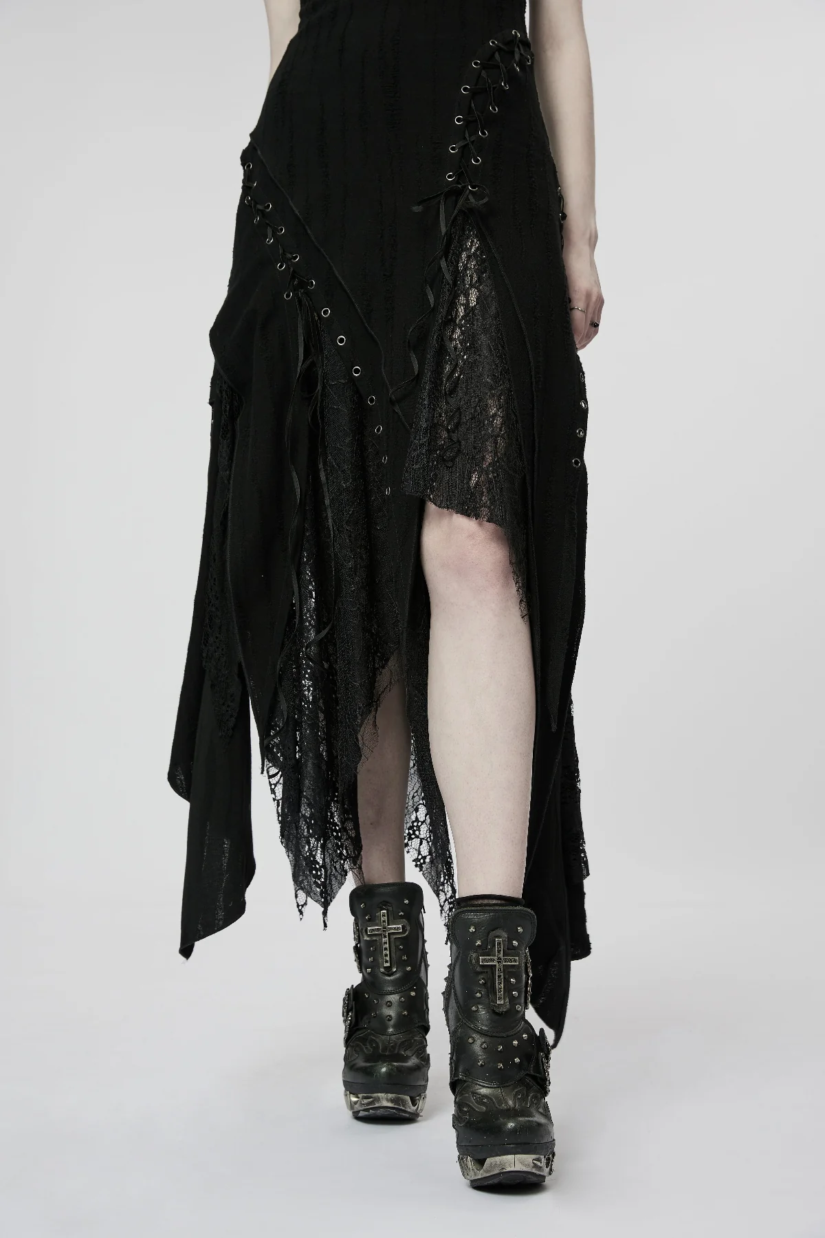 Ritual Lace Asymmetric Dress - Image 5