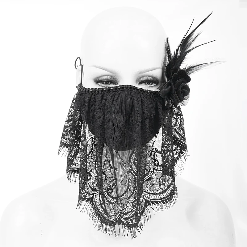 Sahara Mystic Lace Veil Mask - Image 4