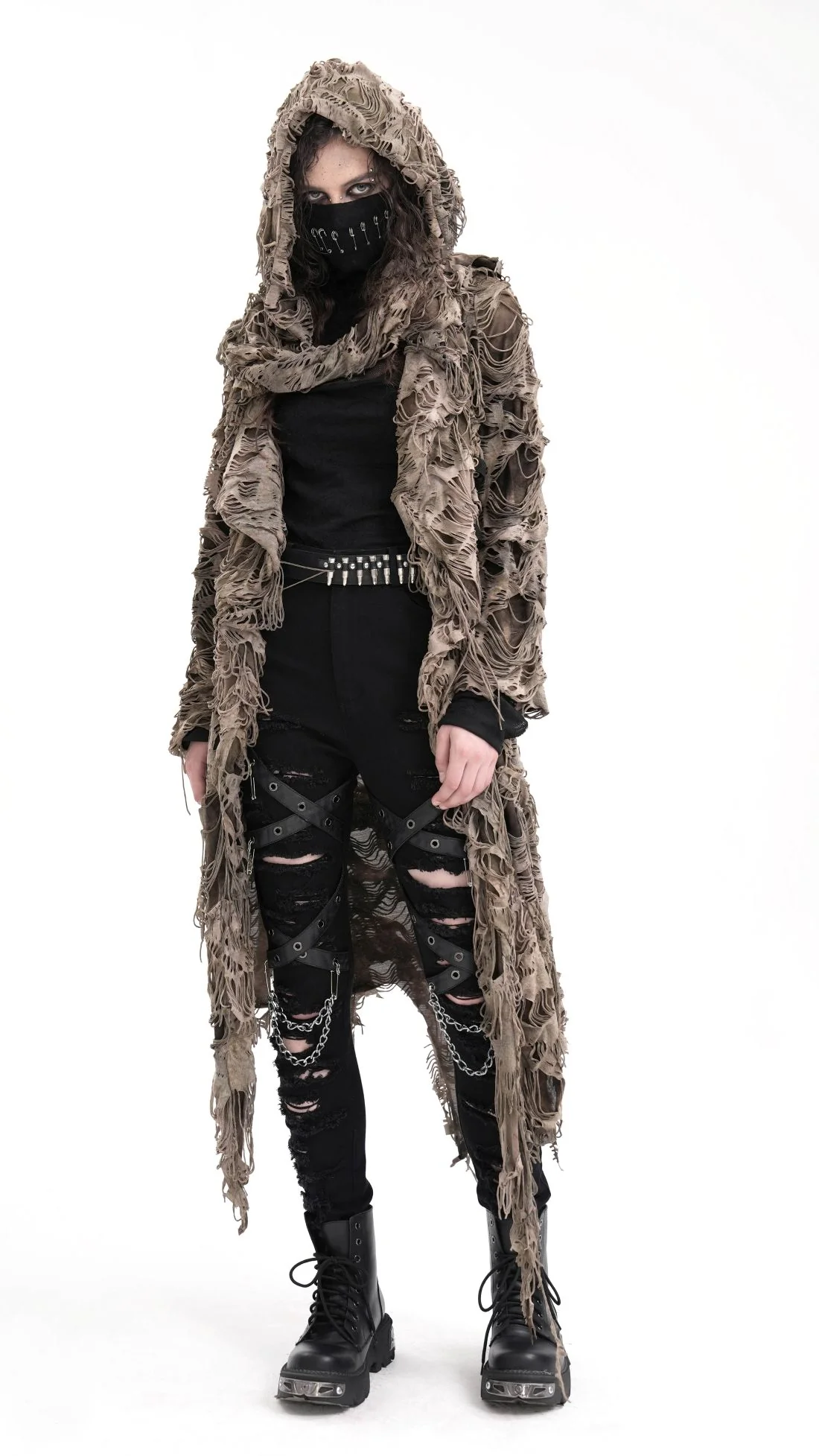 Sandworm – Post-Apocalyptic Hooded Cardigan - Image 2