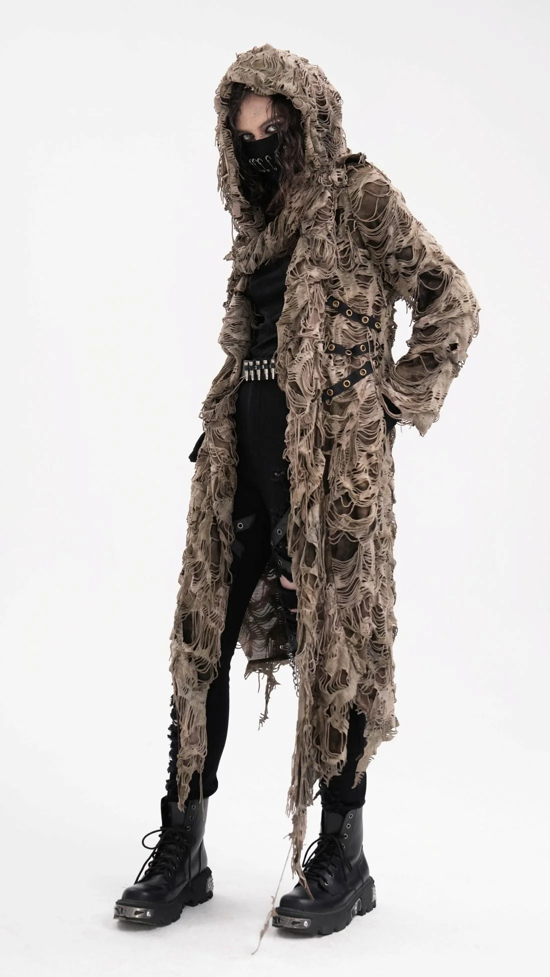 Sandworm – Post-Apocalyptic Hooded Cardigan - Image 3