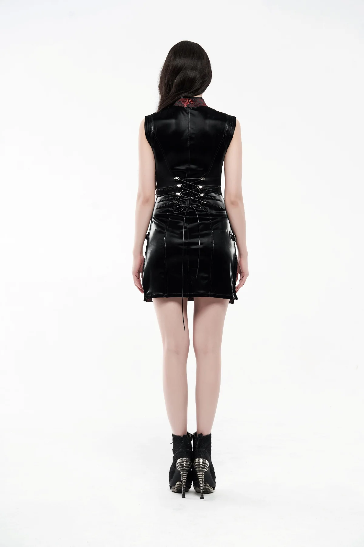 Scarlet Cyber Mini Dress - Image 5