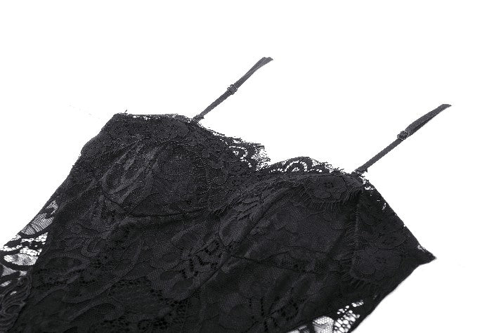 Seductress Sheer Lace Maxi Dress - Image 8