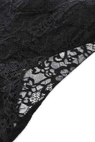 Seductress Sheer Lace Maxi Dress - Image 9