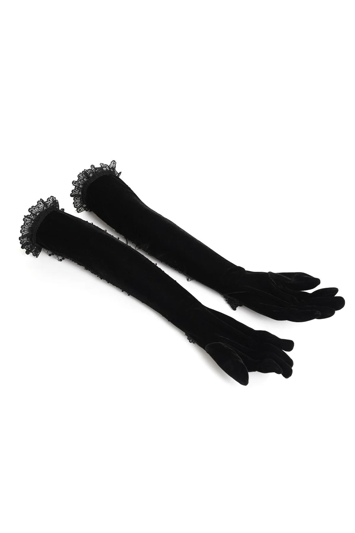 Shadow Chain - Dark Romance Opera Gloves - Image 6