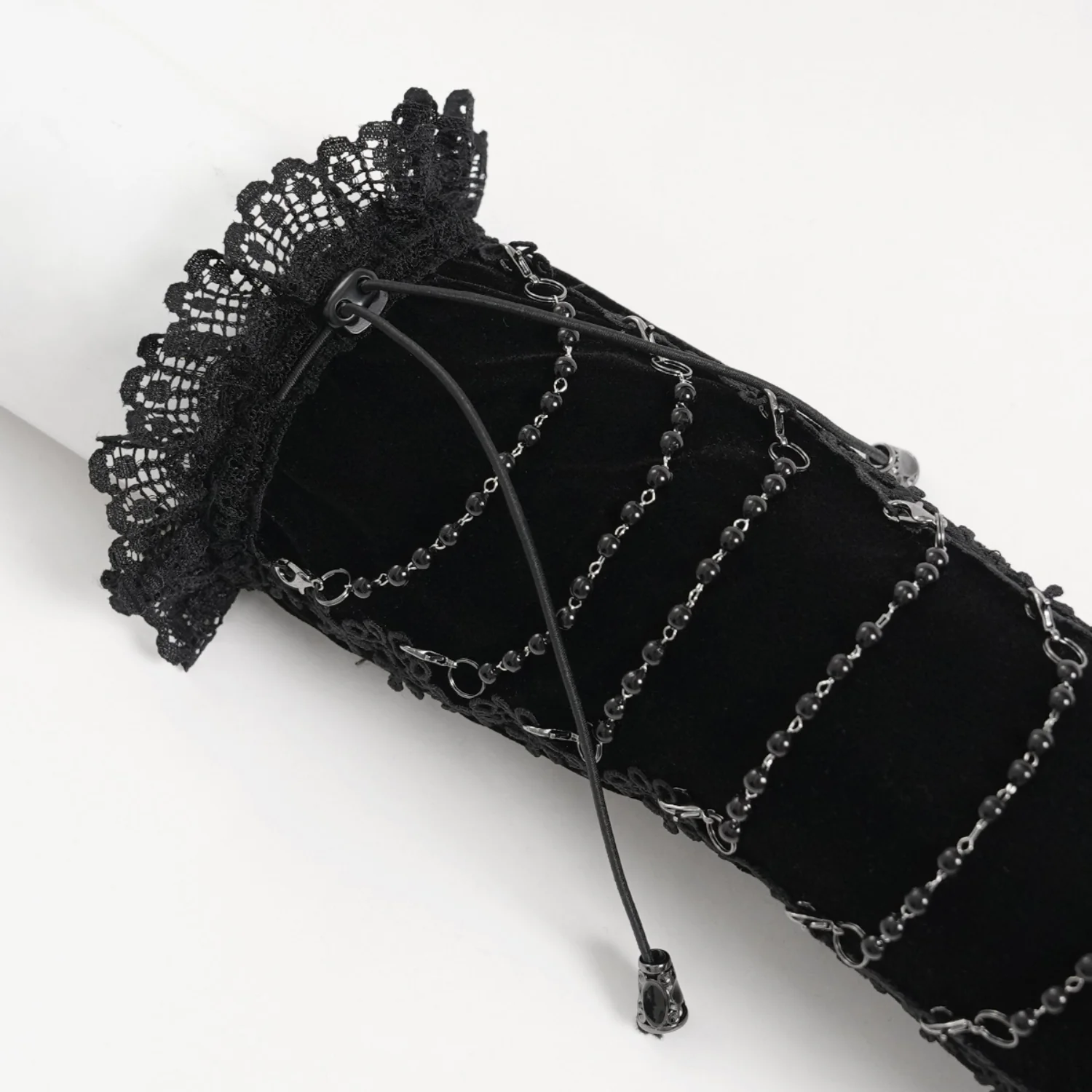 Shadow Chain - Dark Romance Opera Gloves - Image 7