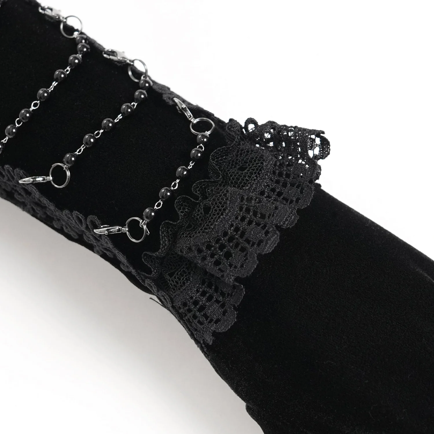 Shadow Chain - Dark Romance Opera Gloves - Image 8