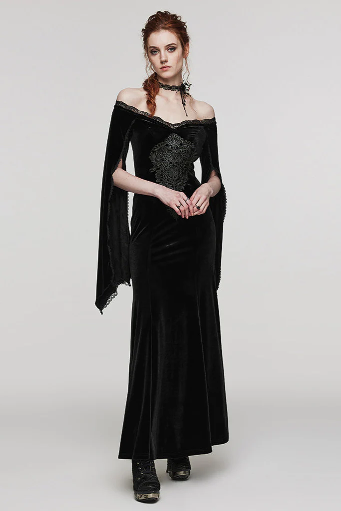 Shadow Lily – Victorian Gothic Lace Choker - Image 4
