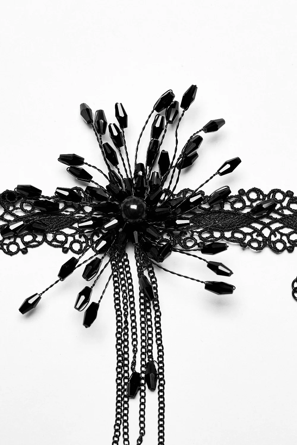 Shadow Lily – Victorian Gothic Lace Choker - Image 8
