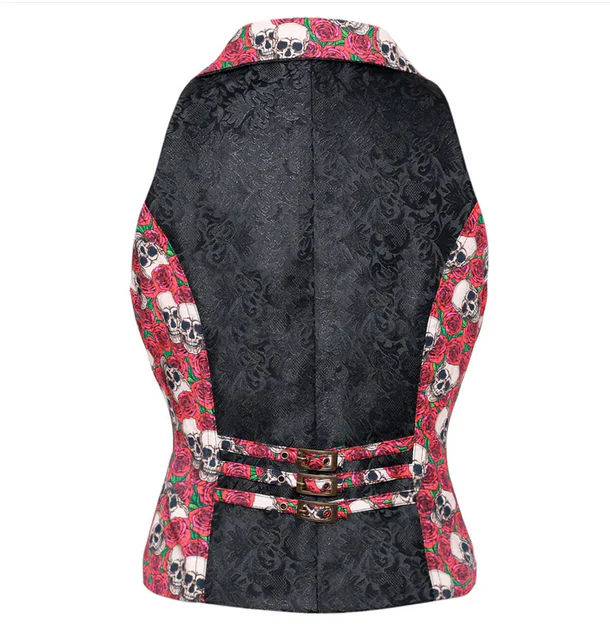 Skull and Roses Vest - Image 3