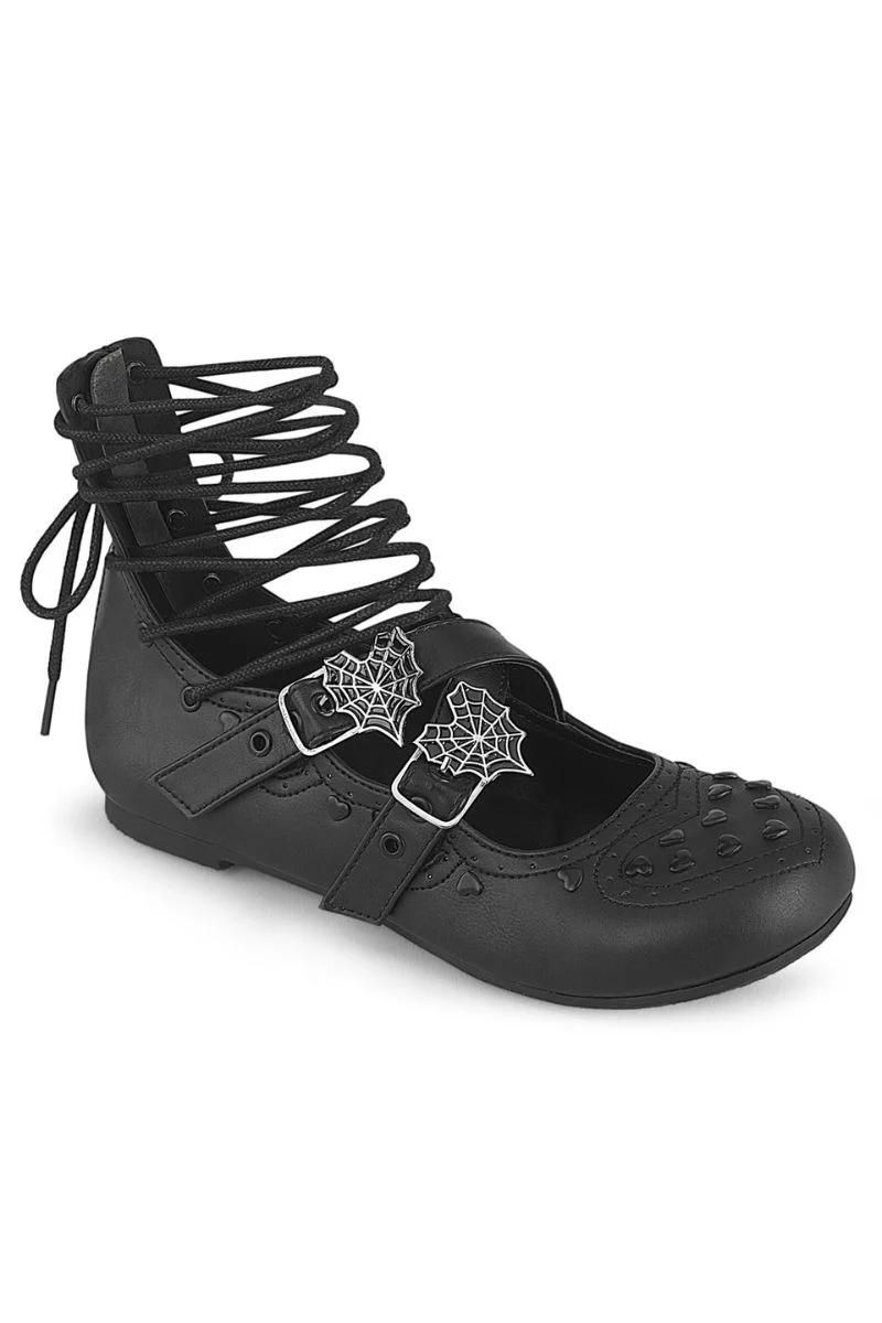 Spider's Kiss Ballet Flats