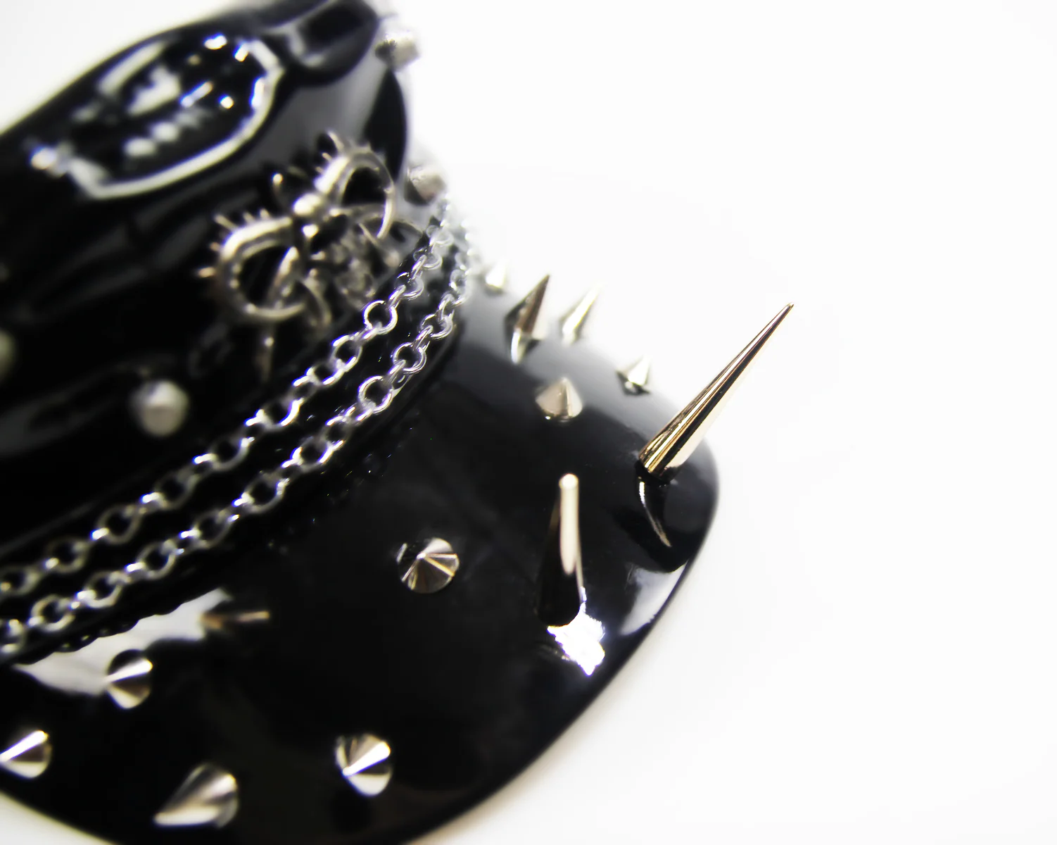 Spike Chain Military Cap - Image 8