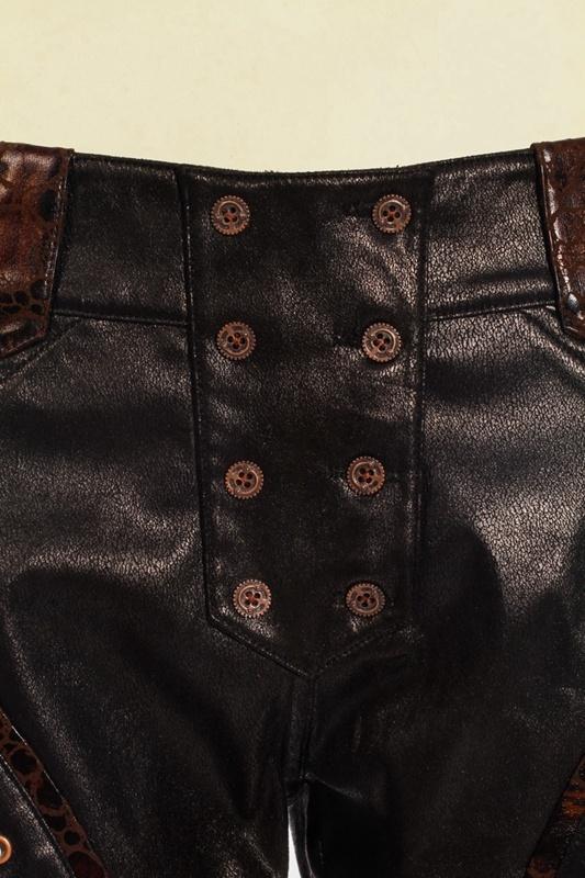 Steampunk Air Captain Mini Shorts - Image 4