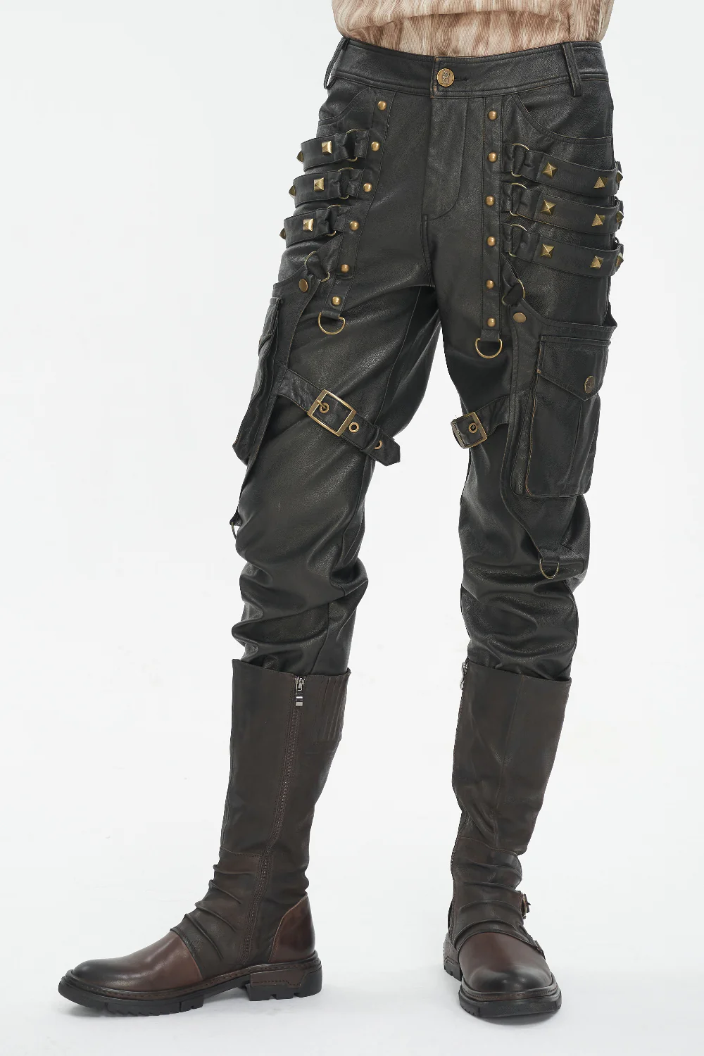 Wasteland Engineer – Steampunk Cargo Trousers - Image 3