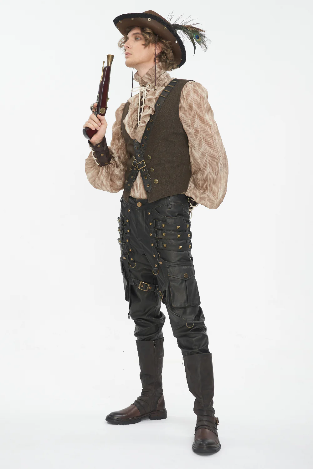 Wasteland Engineer – Steampunk Cargo Trousers - Image 4