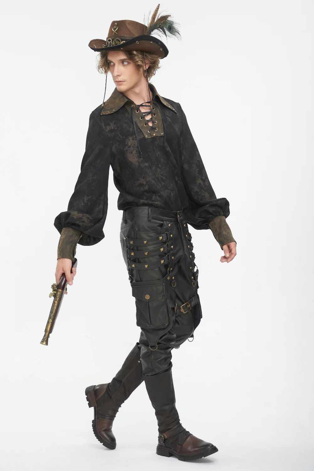 Wasteland Engineer – Steampunk Cargo Trousers - Image 5