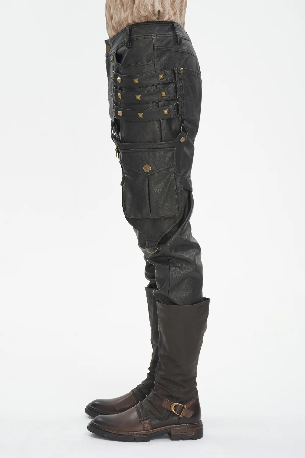 Wasteland Engineer – Steampunk Cargo Trousers - Image 6