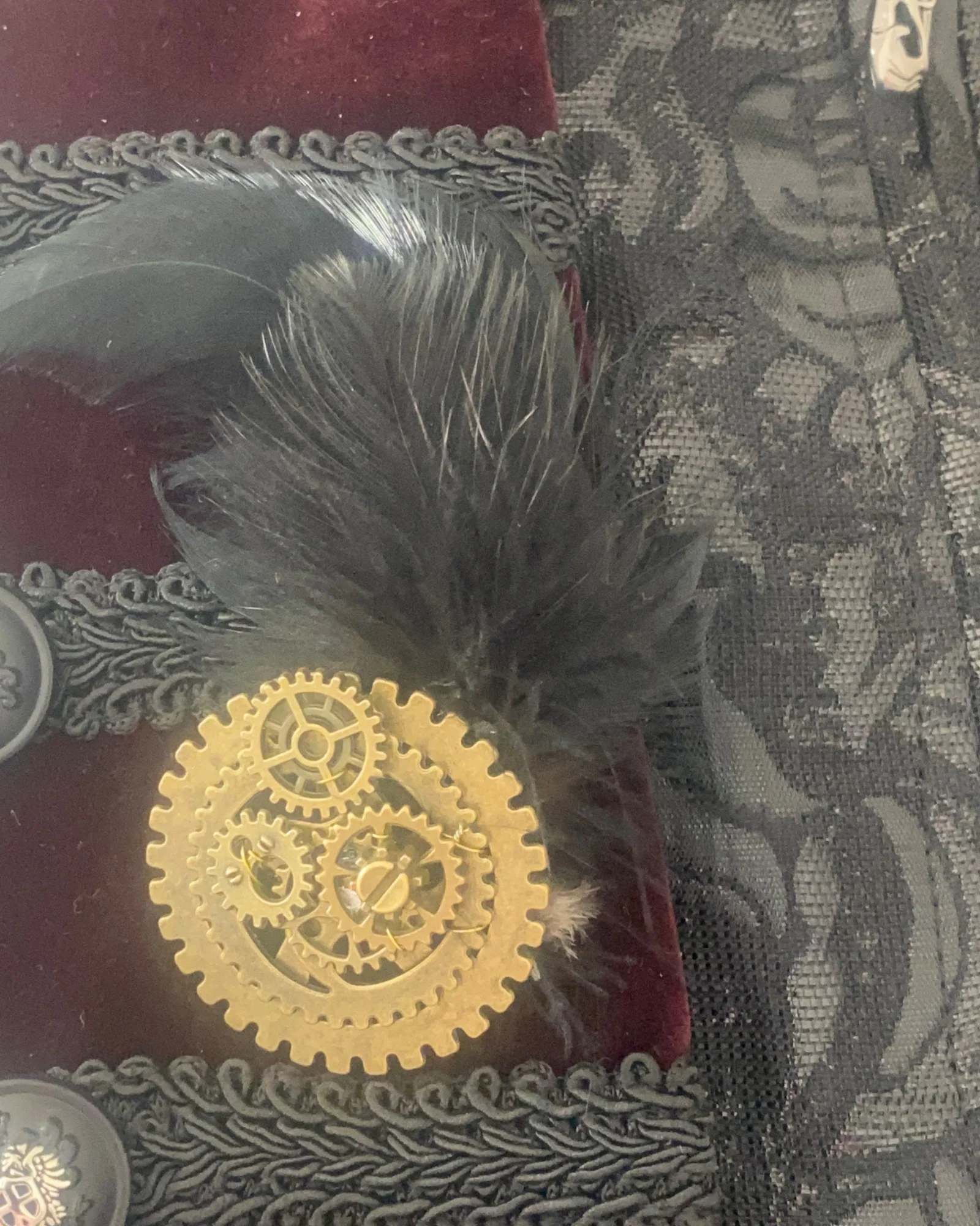 Steampunk Gear Brooch - Image 3