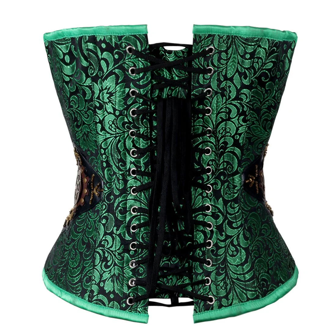 Steampunk Gear Up Overbust Corset - Custom Made - Image 6