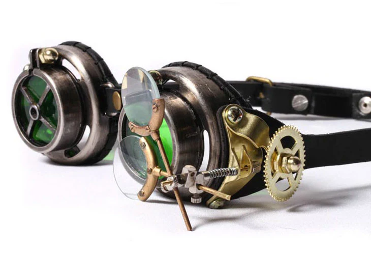 Steamy Steampunk Goggles (Unisex) - Image 2