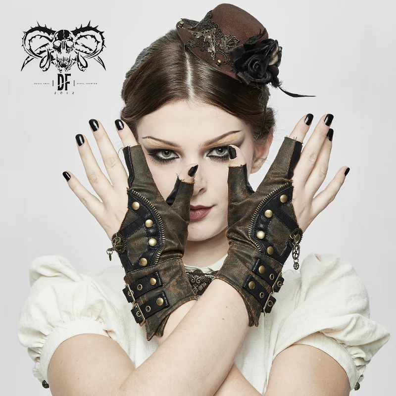 Steampunk Half Gloves - Image 2