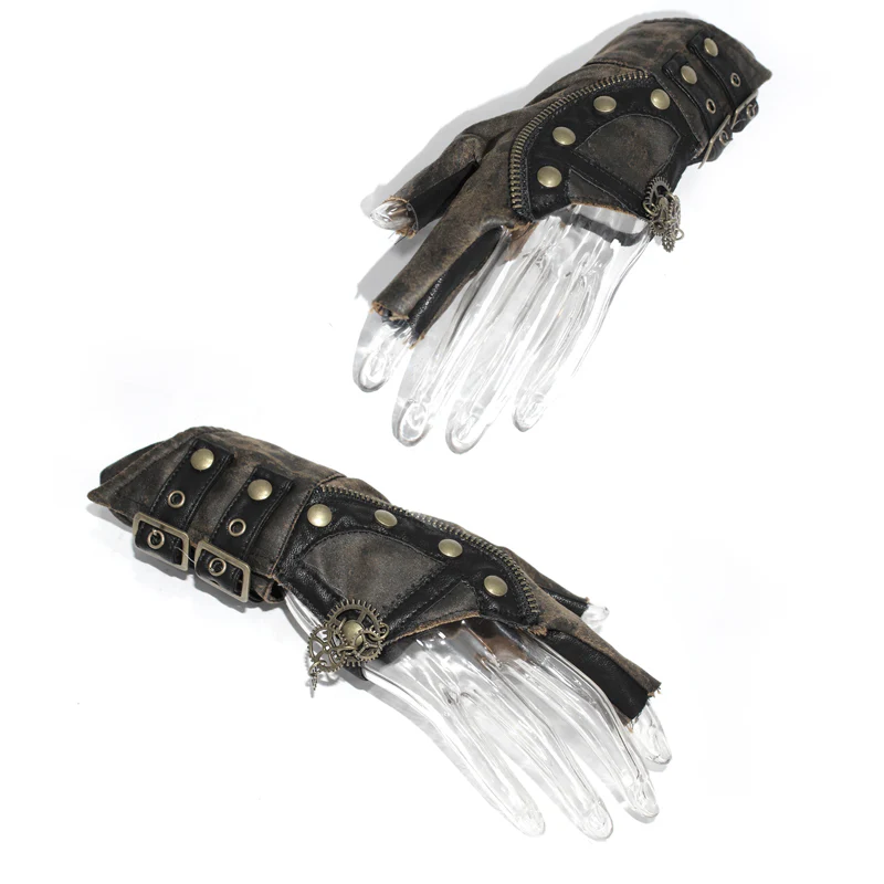 Steampunk Half Gloves - Image 3