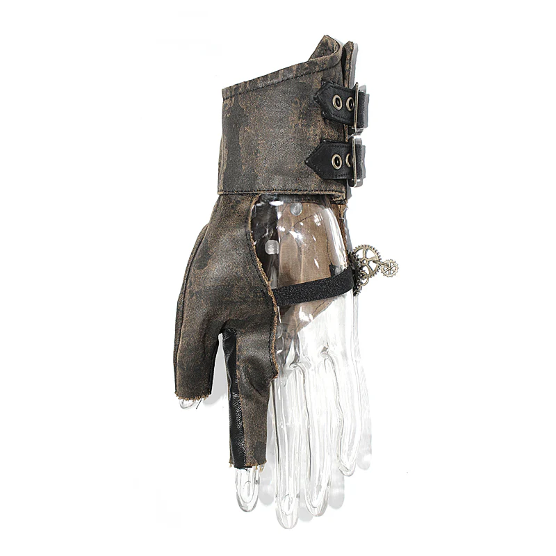 Steampunk Half Gloves - Image 4