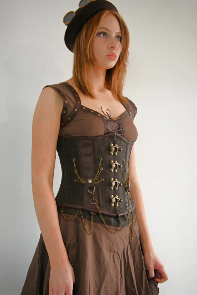 Steampunk Pirate Corset Dress - Custom Made - Image 4