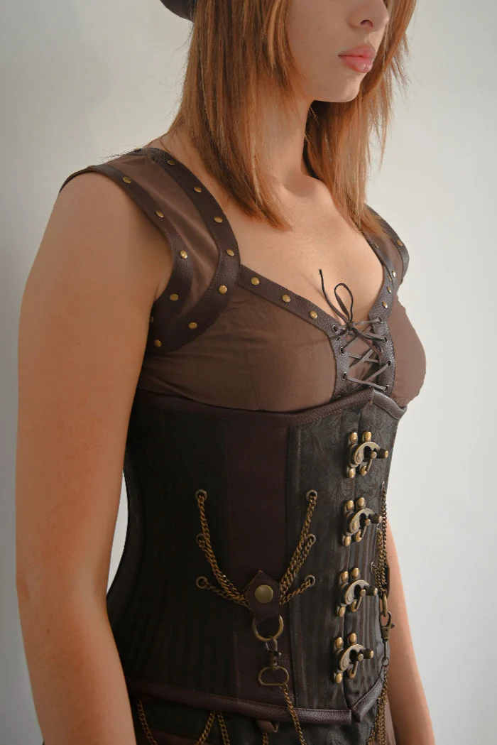 Steampunk Pirate Corset Dress - Custom Made - Image 5