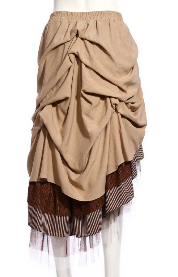 Steampunk Ruched Skirt - Image 5
