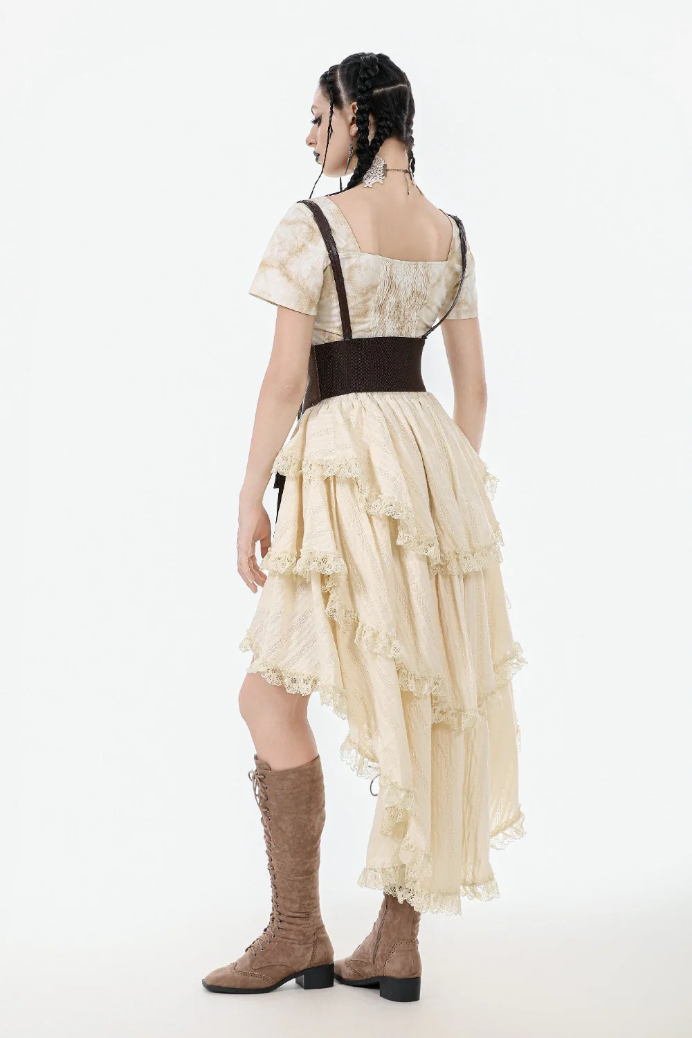 Miss Harlow’s Steampunk Ruffled Skirt - Image 4