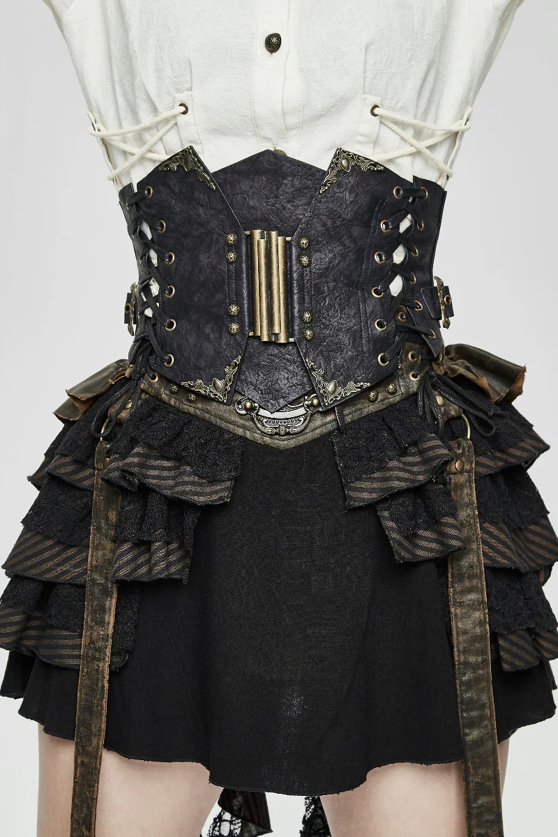 Steampunk Waist Cincher Corset - Image 3