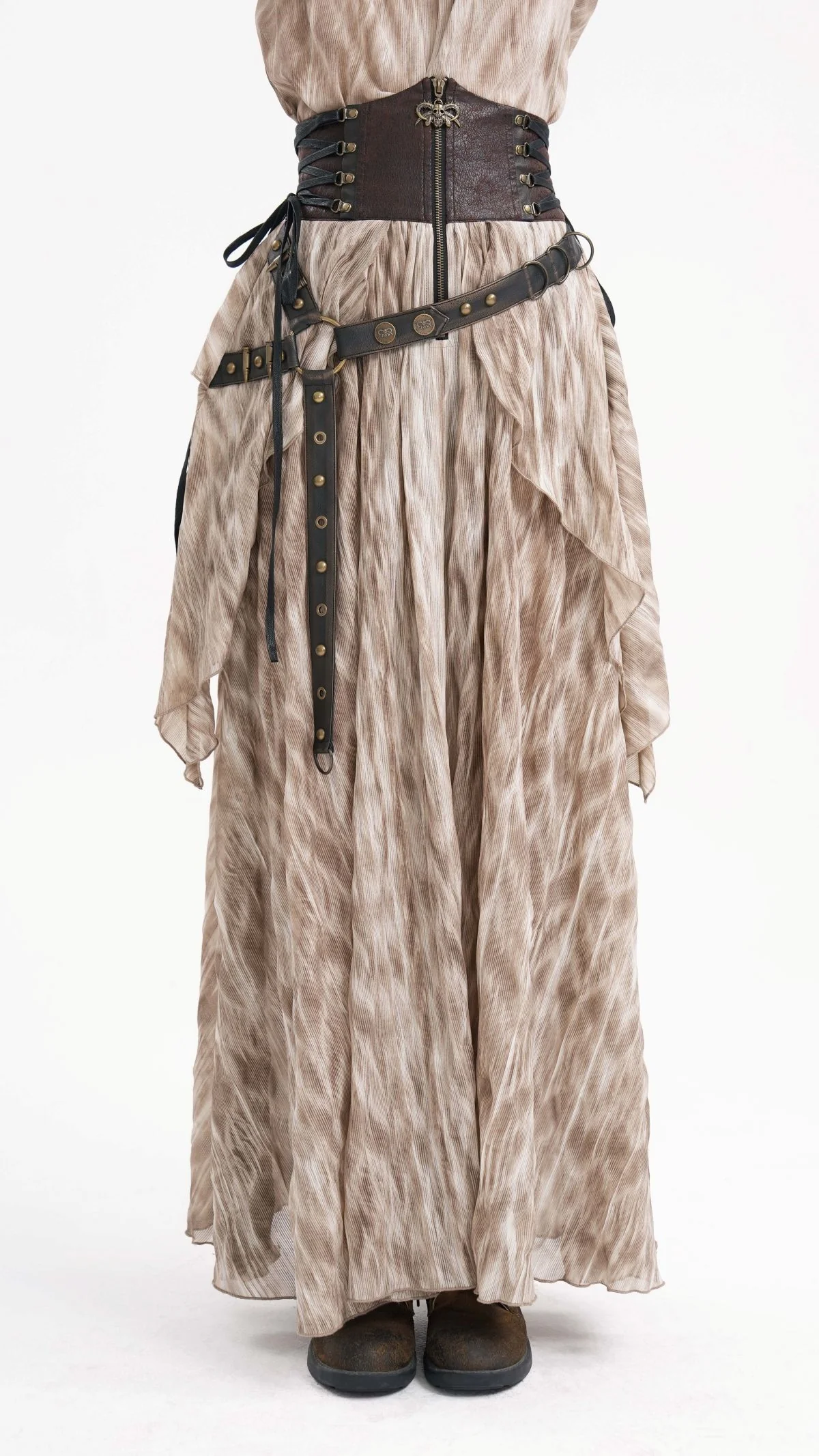 Tavern Rogue Steampunk Maxi Skirt