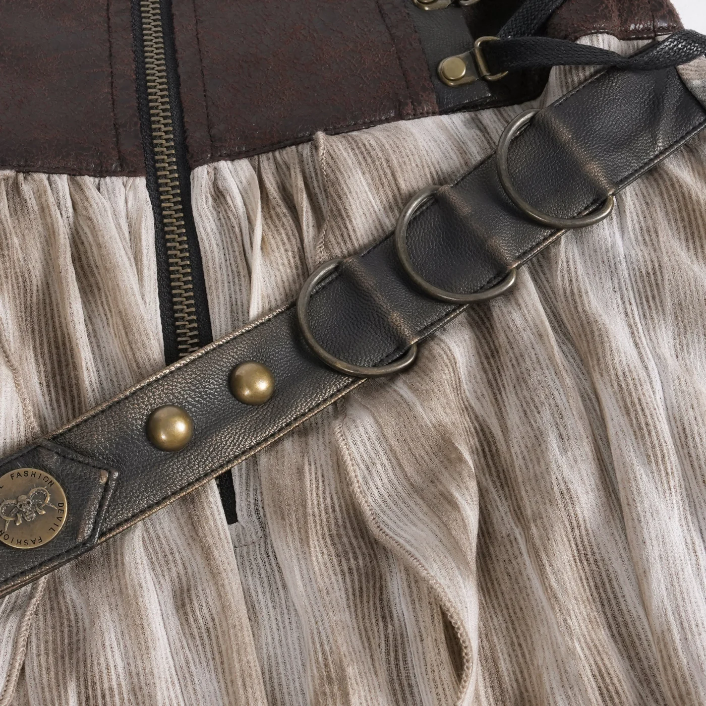 Tavern Rogue Steampunk Maxi Skirt - Image 11