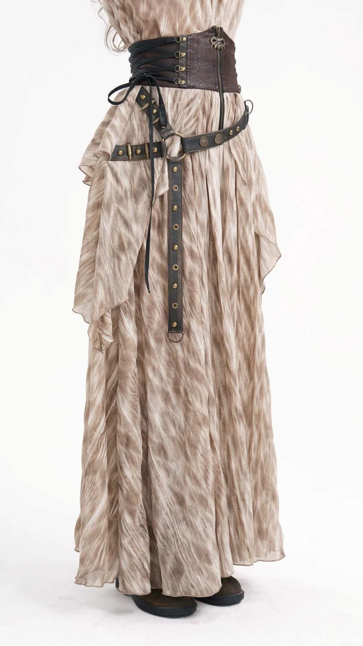 Tavern Rogue Steampunk Maxi Skirt - Image 3