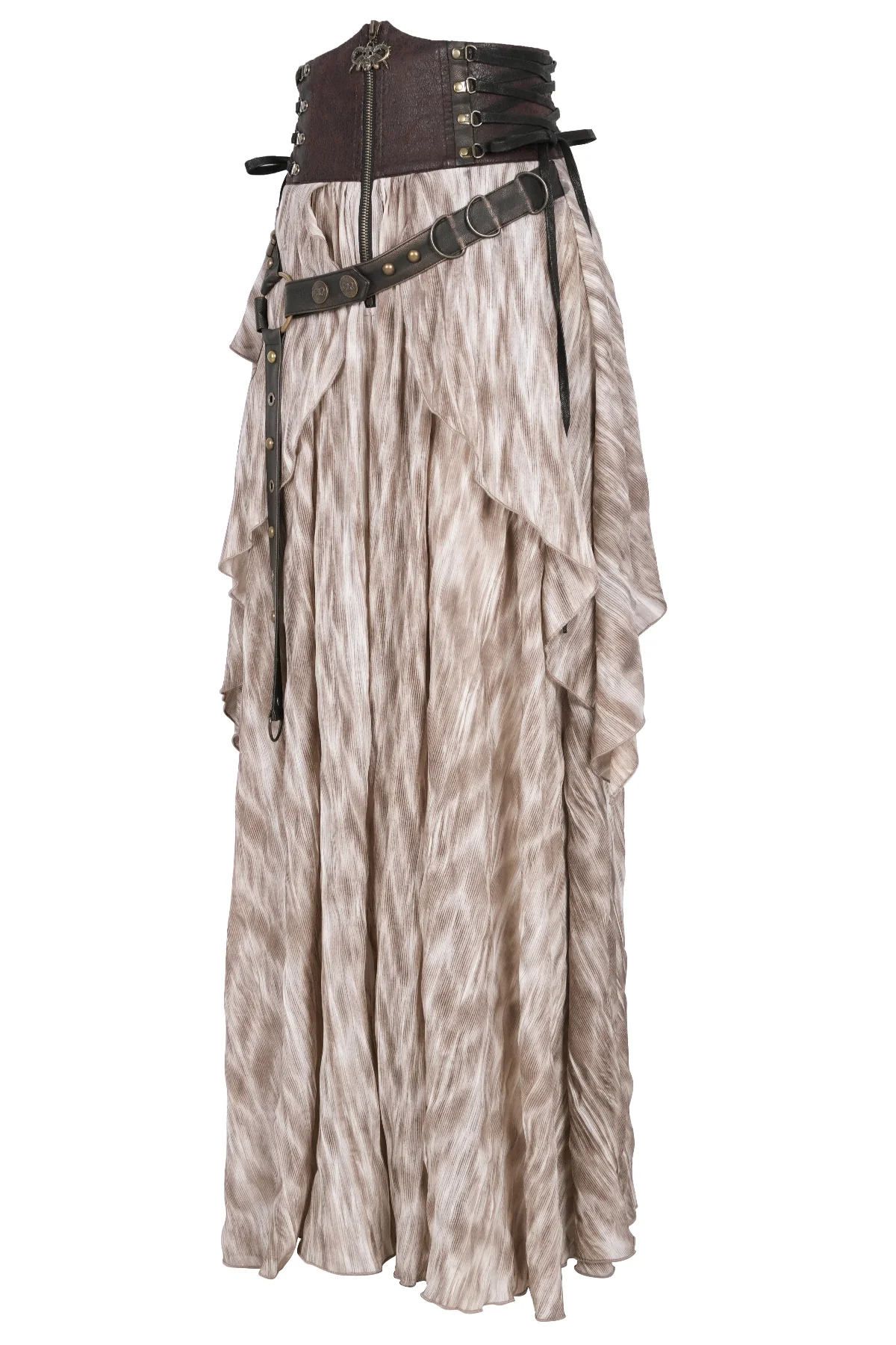 Tavern Rogue Steampunk Maxi Skirt - Image 8