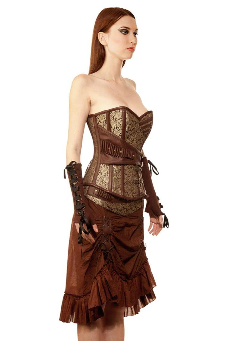 The Clockwork Countess Steampunk Corset Dress - Image 3