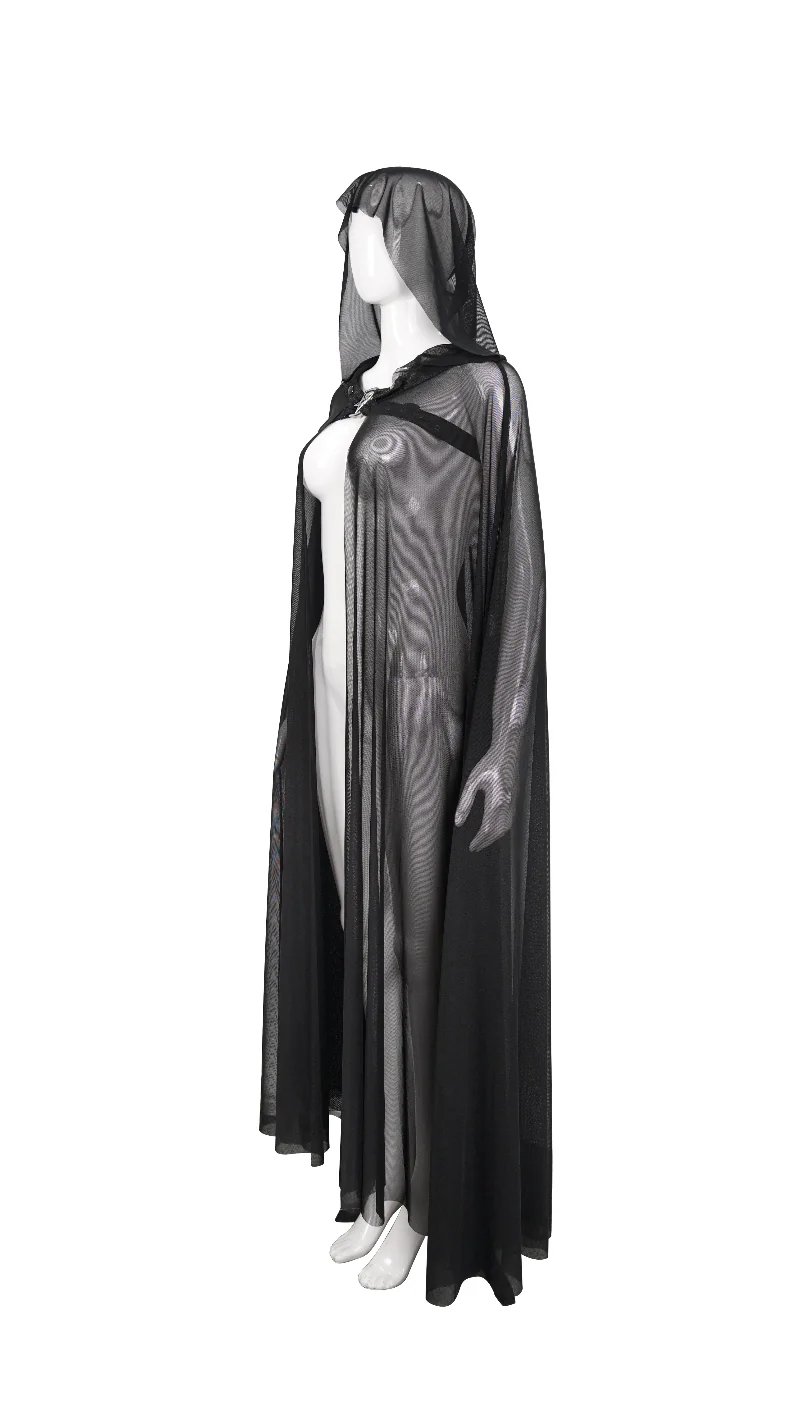 The Witch’s Circle – Pentagram Lace Cape - Image 7