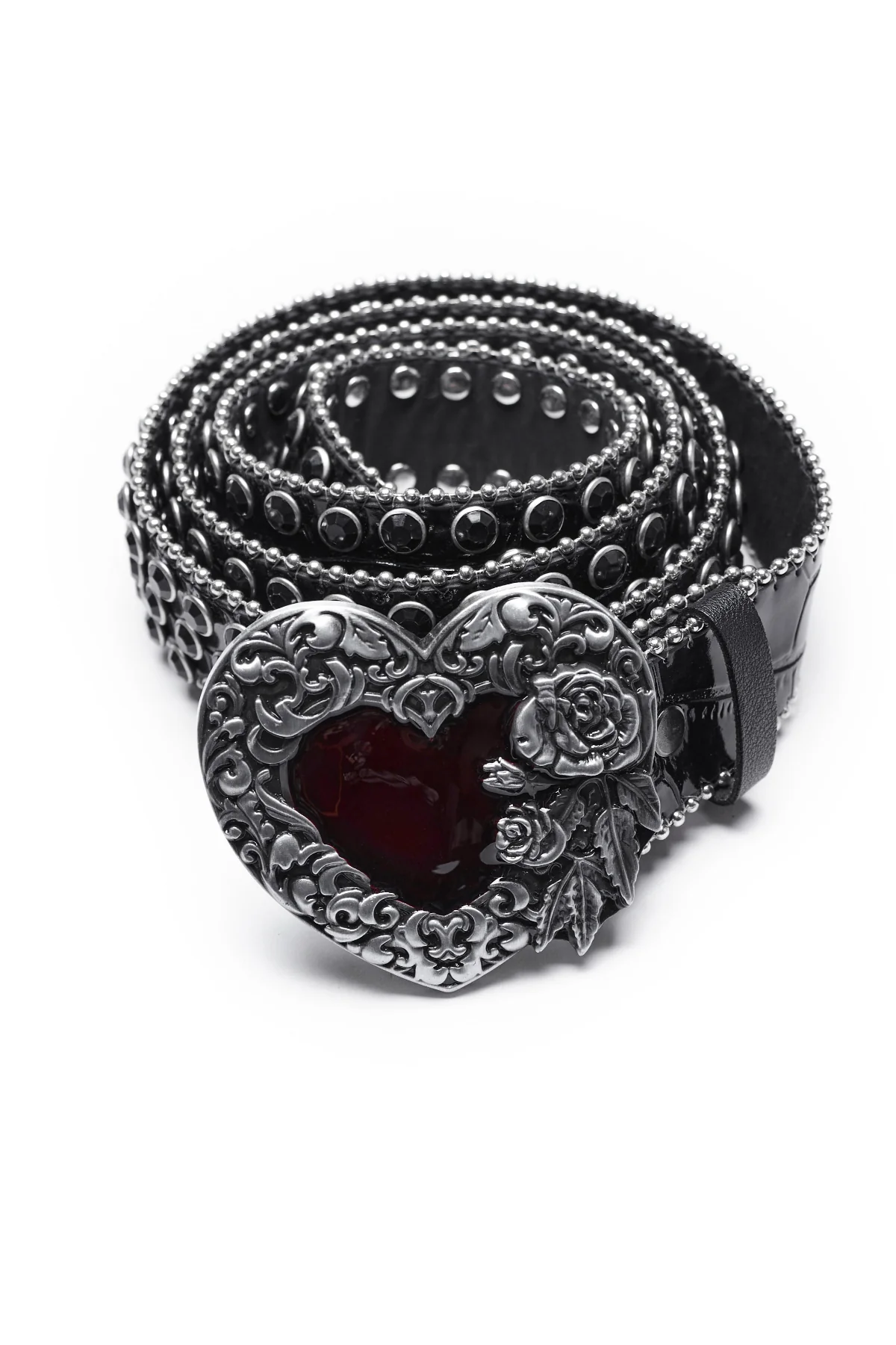 Vampire Heart Grommet Belt - Image 4